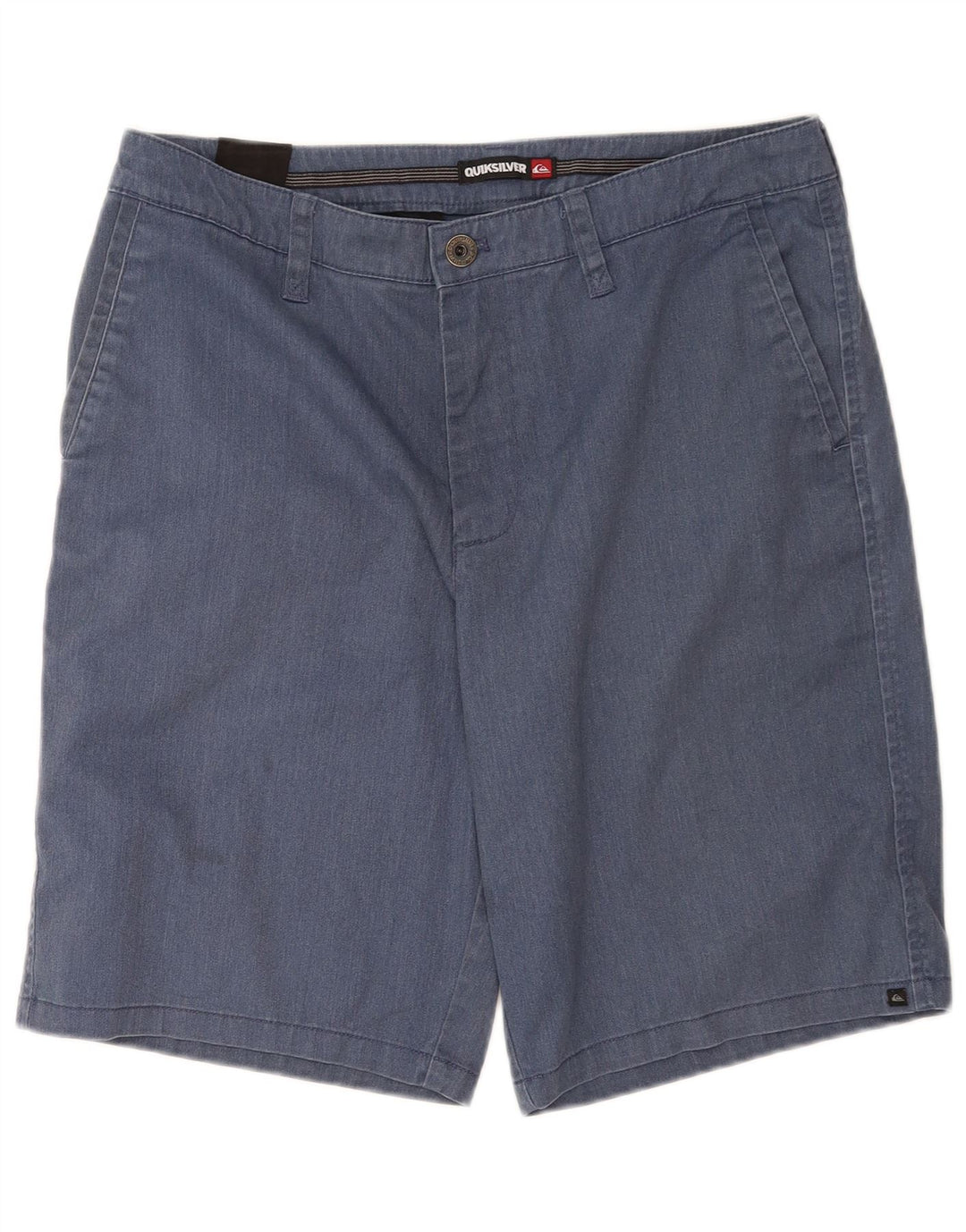 Quiksilver Mens Chino Shorts W33 Médio Algodão Azul