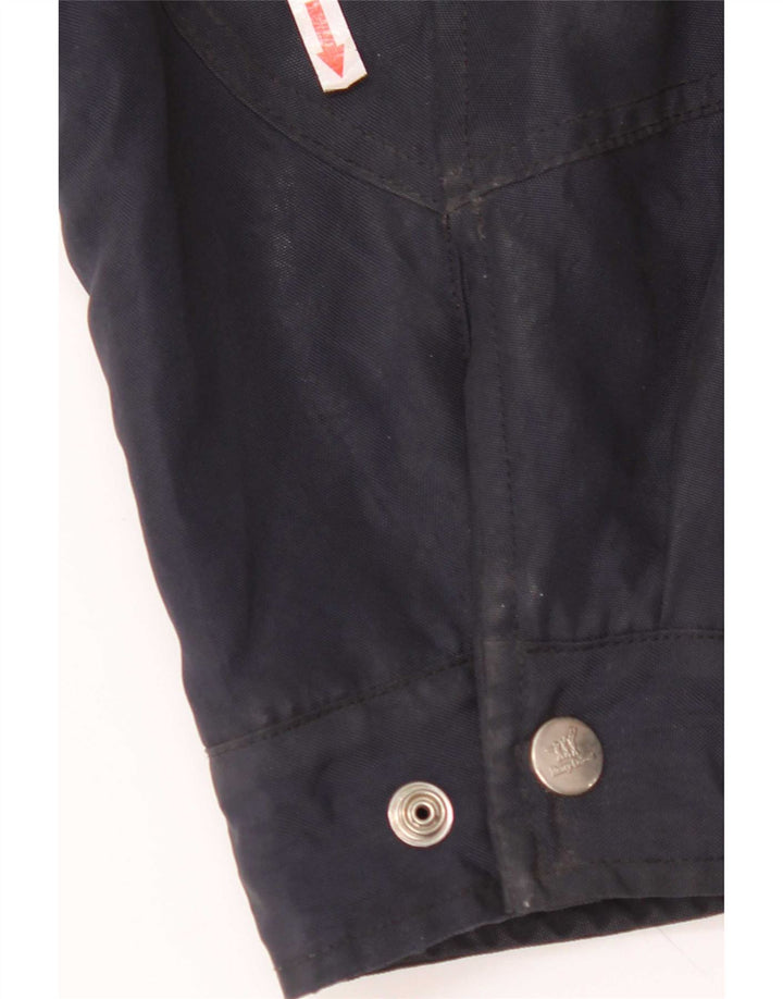 Jaqueta utilitária masculina Henry Cottons IT 52 XL azul marinho nylon