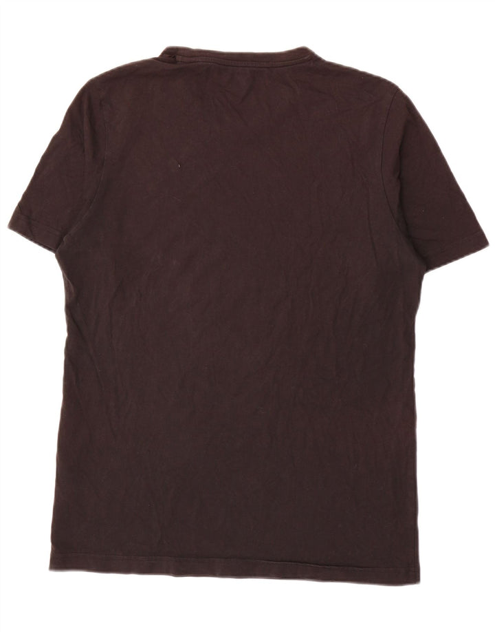 ADIDAS Mens Camiseta Top Pequeno Algodão Preto