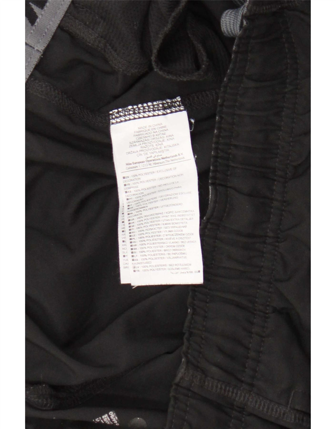 Calça de treino masculina Nike Dri Fit grande poliéster preto