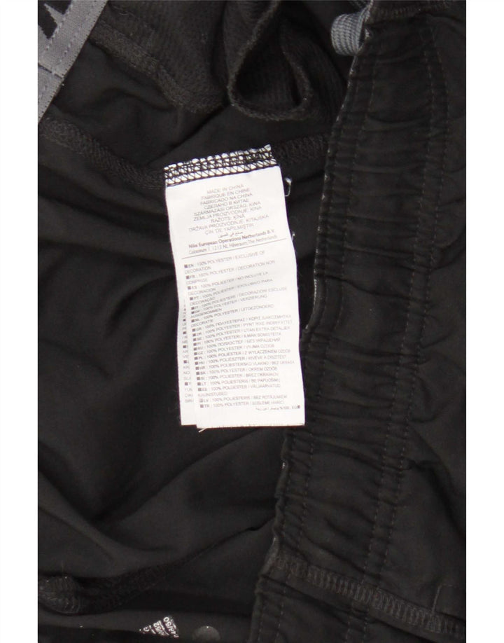 Calça de treino masculina Nike Dri Fit grande poliéster preto