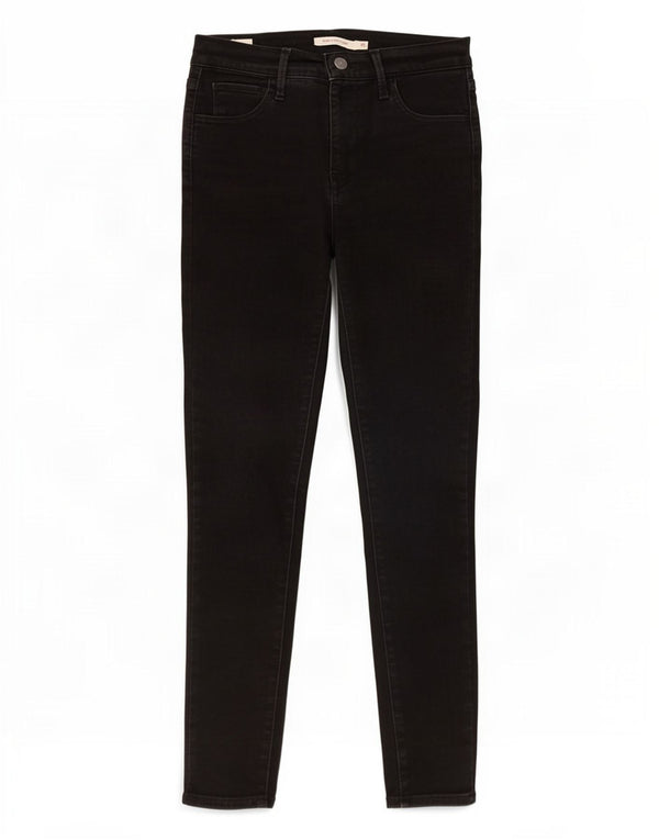 Calça jeans feminina Levi's 720 Super Skinny W26 L28 algodão preto