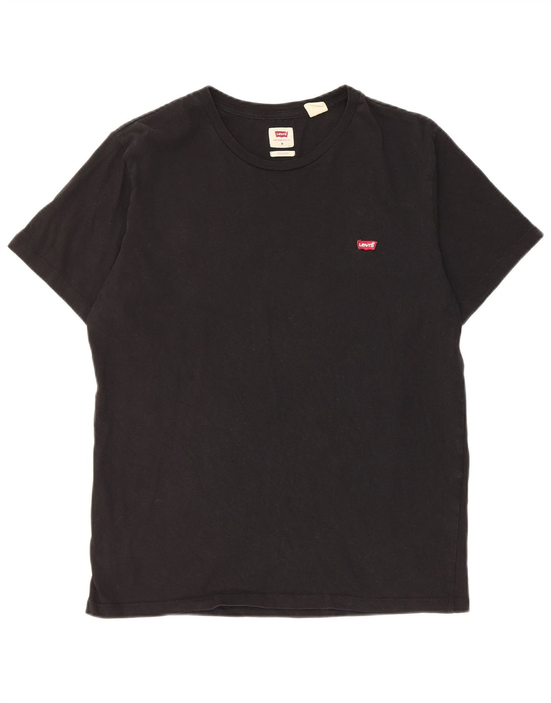 Camiseta masculina padrão Levi's Top médio algodão preto