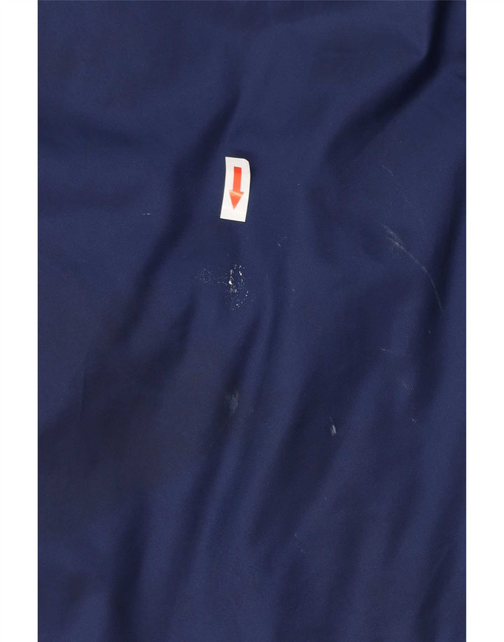 Jaqueta corta-vento com capuz Adidas meninos 13-14 anos azul marinho poliéster
