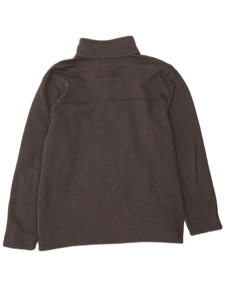 Suéter masculino Marks & Spencer com gola e botão 2XL poliéster cinza