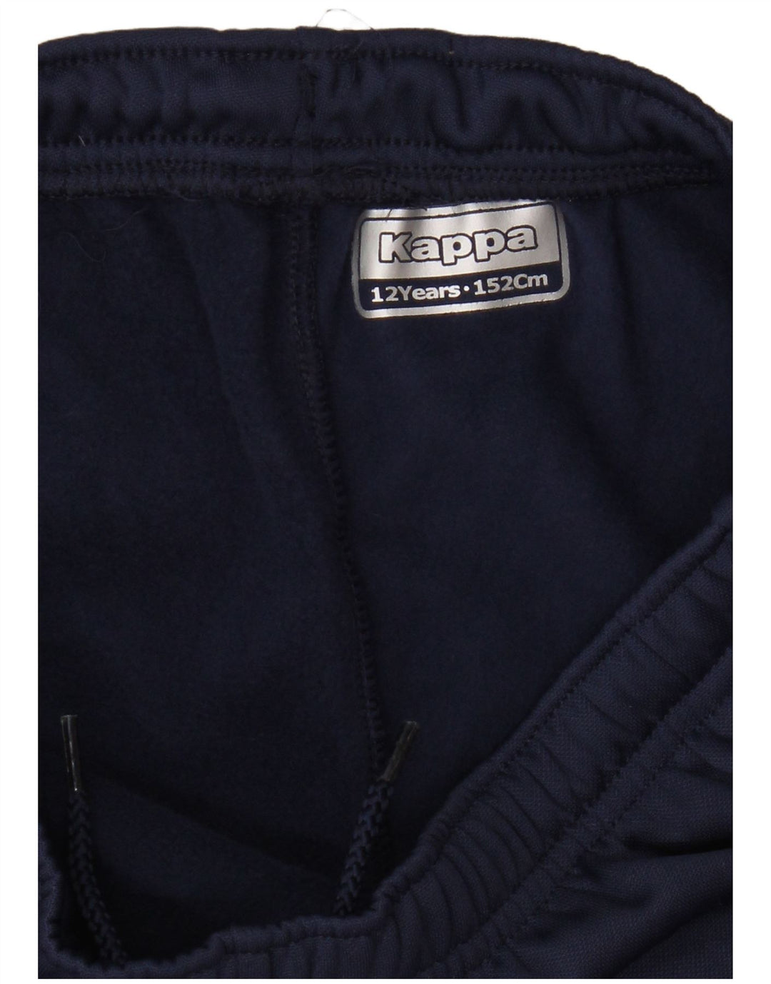 Bermuda esportiva Kappa Boys 11-12 anos azul marinho poliéster