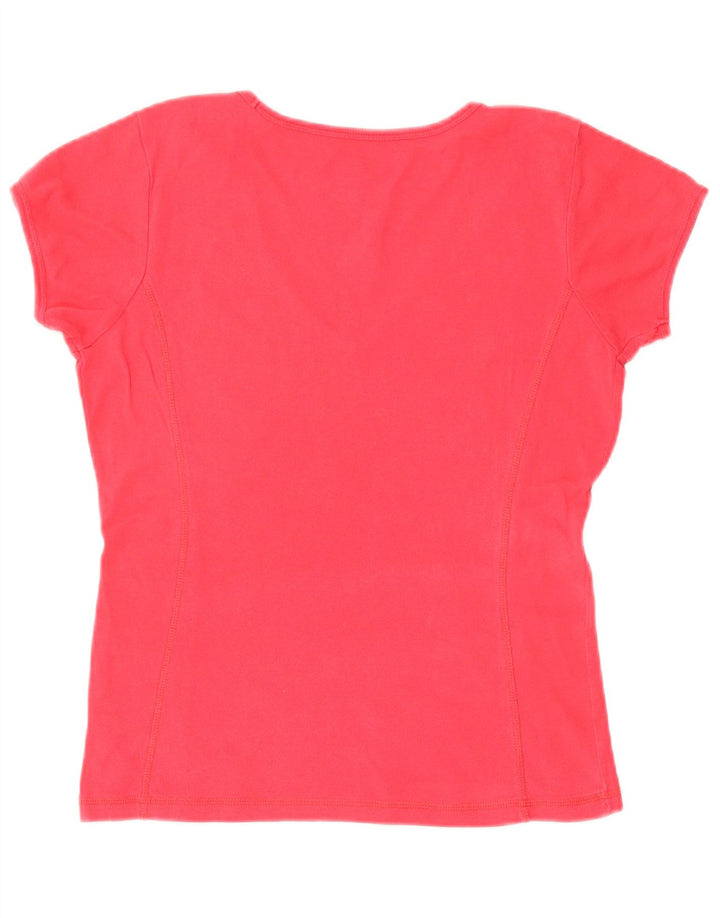 Camiseta feminina CHAMPION Heritage Fit UK 14 grande rosa