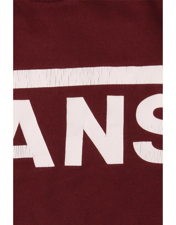 Vans Mens Graphic Moletom Jumper Médio Borgonha
