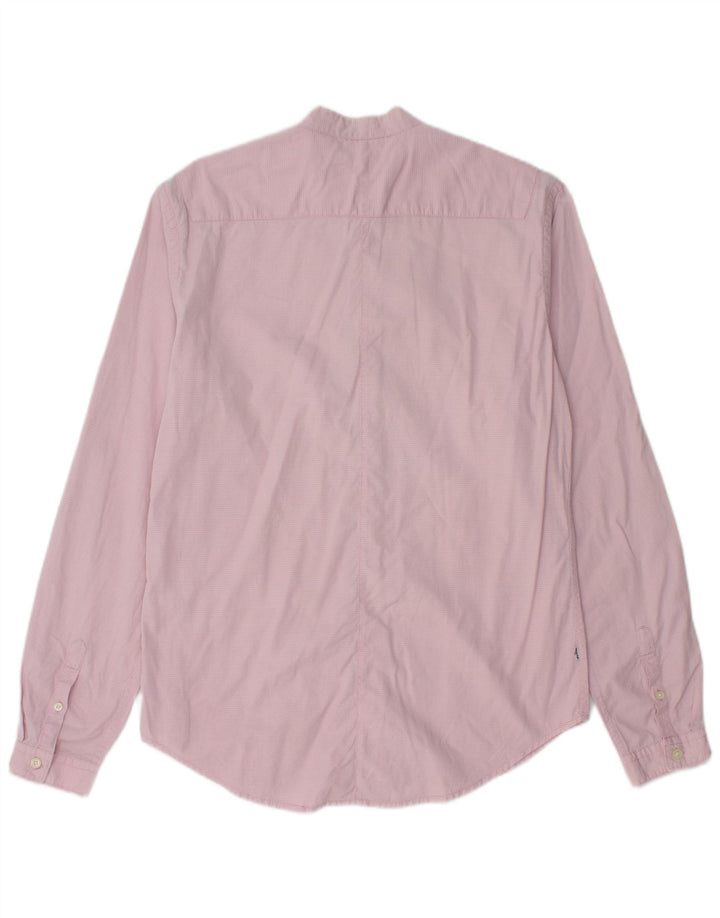 Camisa masculina Slim Fit Levi's de algodão manchado rosa médio
