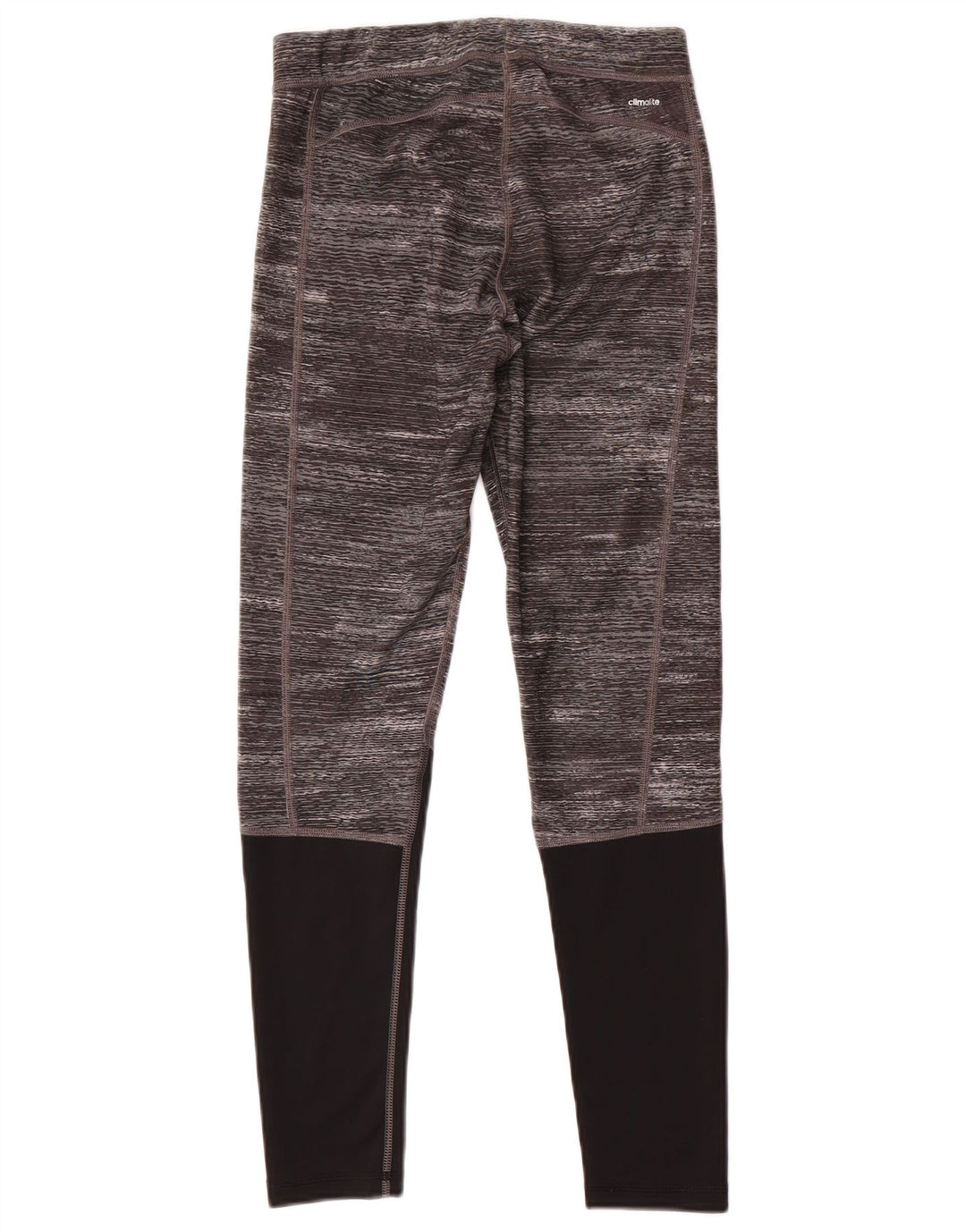 Leggings Adidas Tech Fit Femininas UK 12/14 Cinza Médio Colourblock Poliéster