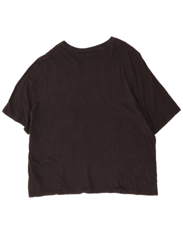 Camiseta masculina gráfica Puma Top 4XL algodão preto