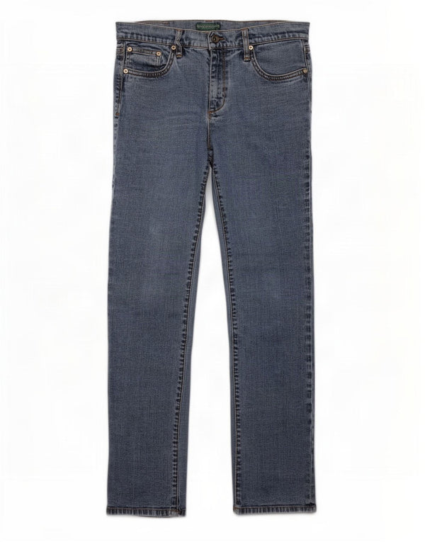 Ralph Lauren Jeans Slim Feminino US 8 Médio W30 L30 Azul Algodão