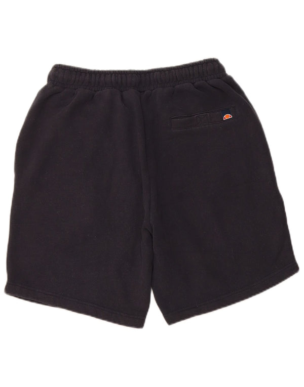 Ellesse Mens Graphic Sport Shorts Grande Algodão Azul Marinho