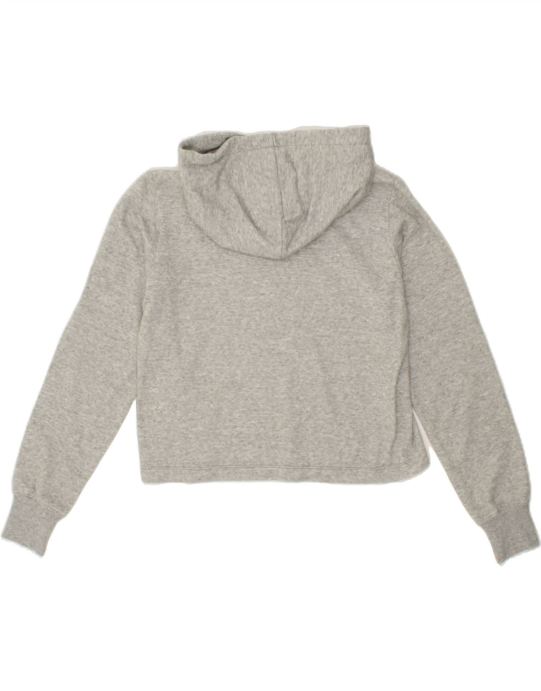 CHAMPION Womens Crop Hoodie Jumper UK 16 Large Grey Cotton Vintage Champion and Second-Hand Champion from Messina Hembry 