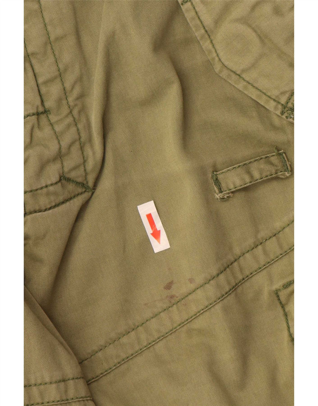 Shorts cargo masculino Superdry 2XL W40 algodão cáqui