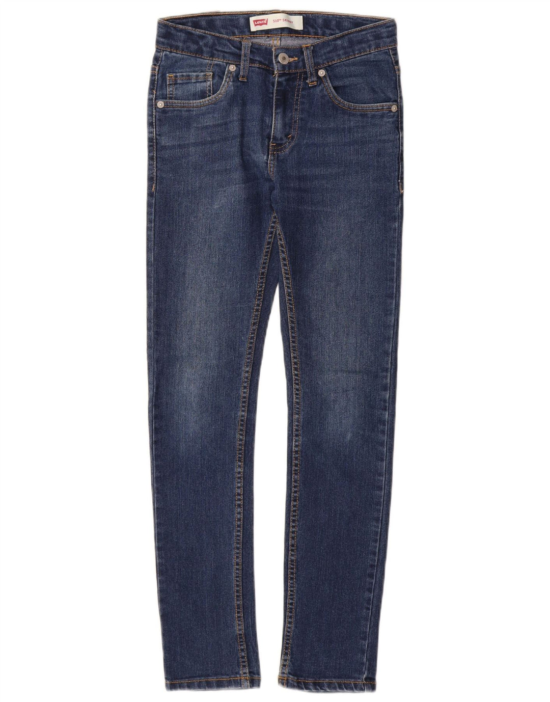 LEVI'S Boys 510 Skinny Jeans 11-12 Anos W24 L28 Azul