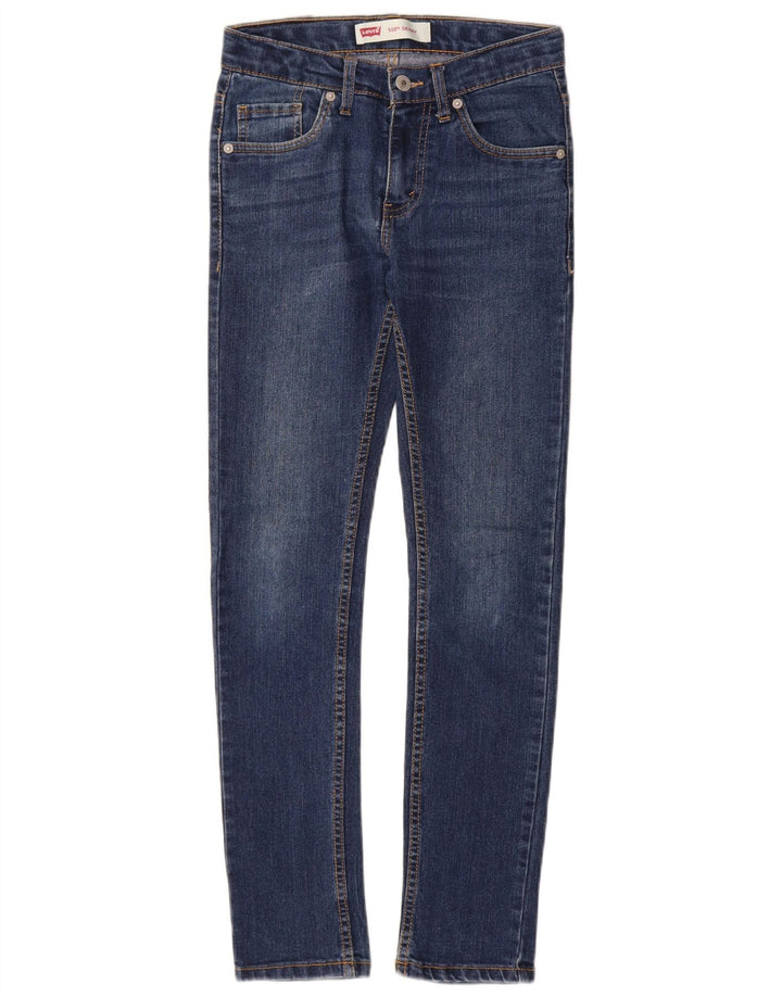 LEVI'S Boys 510 Skinny Jeans 11-12 Anos W24 L28 Azul