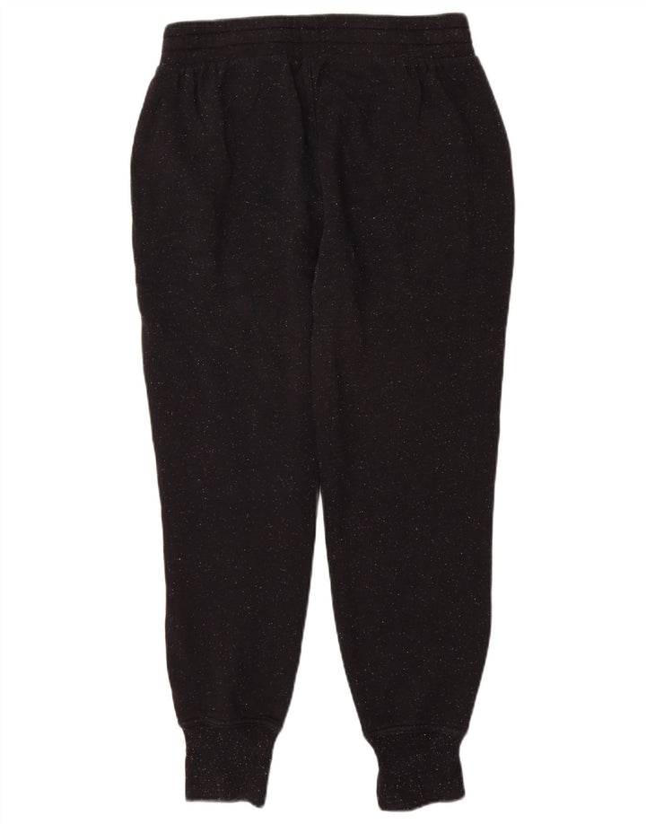 Under Armour feminino gráfico completo agasalho Reino Unido 10 pequeno algodão preto