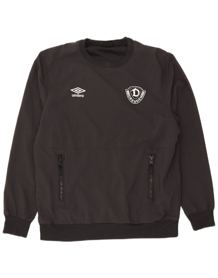 UMBRO Mens Graphic Sweatshirt Jumper Medium Black Polyester