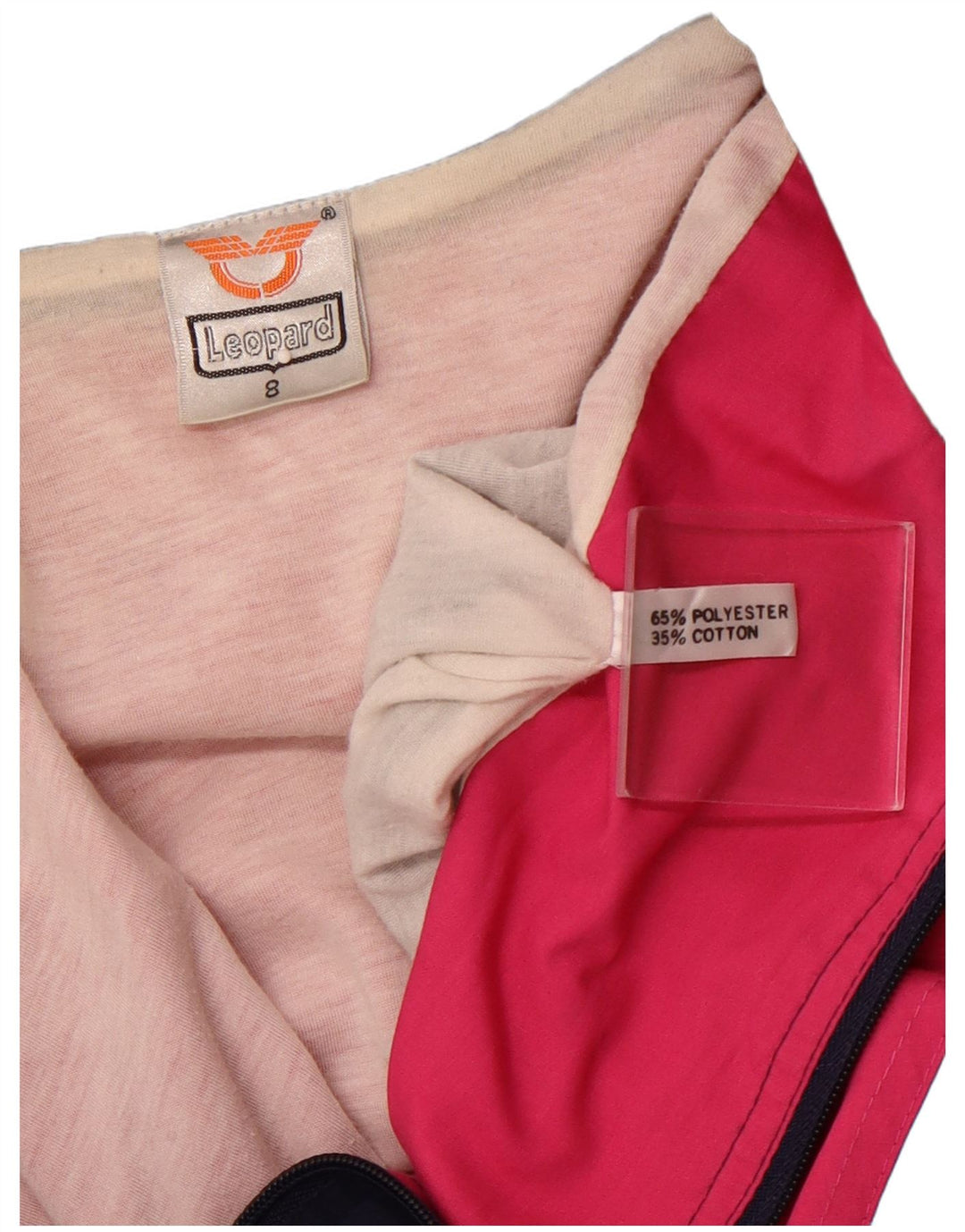 LEOPARD Mens Treino Top Jacket XL Azul Marinho Colourblock Poliéster