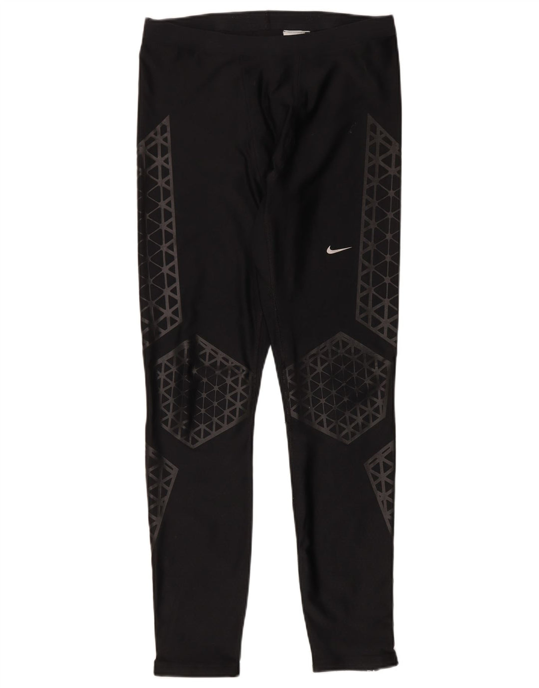 Nike Mens Dri Fit Leggings XL Preto Geométrico Poliéster