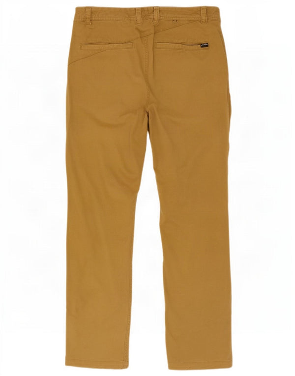 Volcom Mens Chino Trousers W32 L31 Brown Cotton