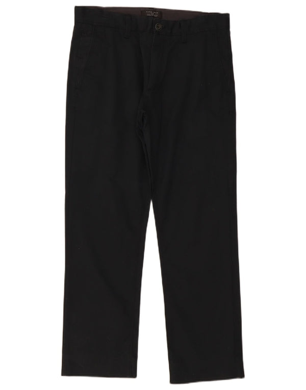Calça Chino Reta Masculina Zara EU 38 Pequeno W30 L28 Preta