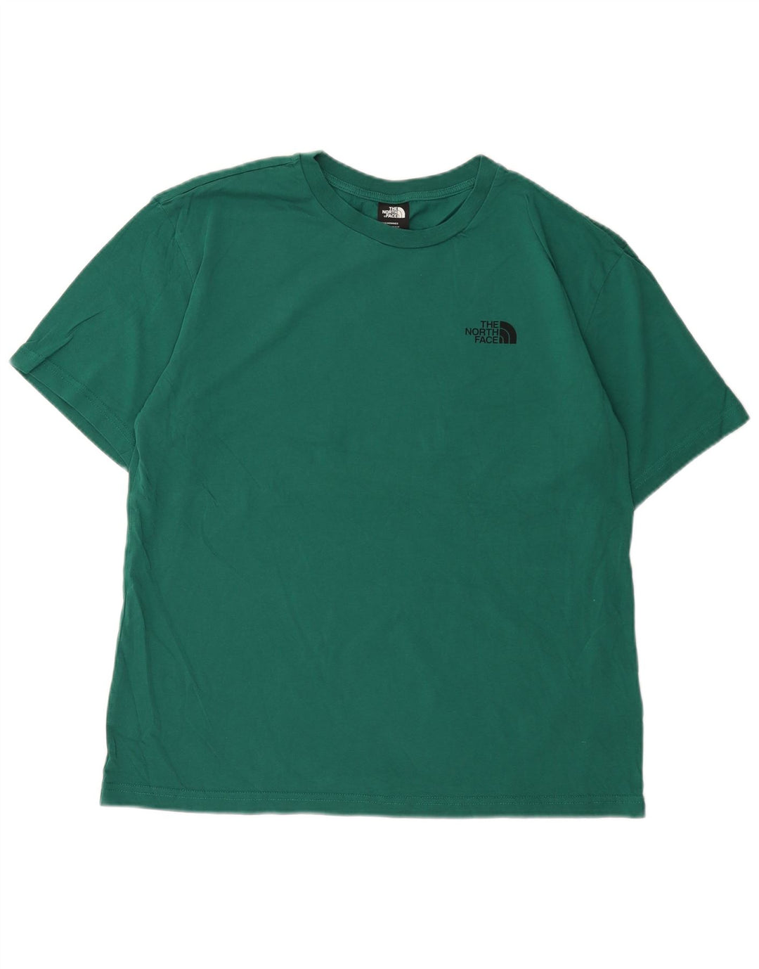 Camiseta gráfica masculina The North Face Top de algodão verde médio