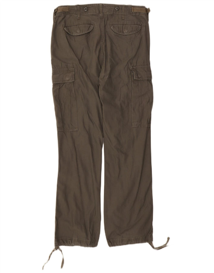 Calça cargo feminina Brandit W29 L29 algodão cáqui