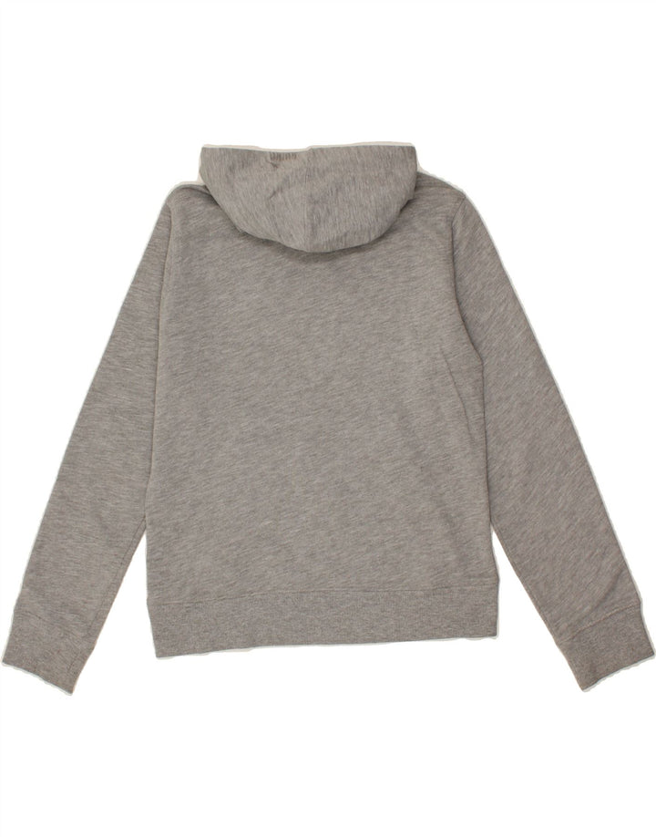 PUMA Womens Graphic Hoodie Jumper UK 12 Medium Grey Cotton Vintage Puma and Second-Hand Puma from Messina Hembry 