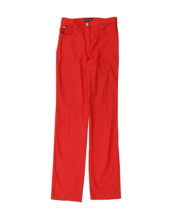 ARMANI Jeans retos masculinos W27 L32 algodão vermelho