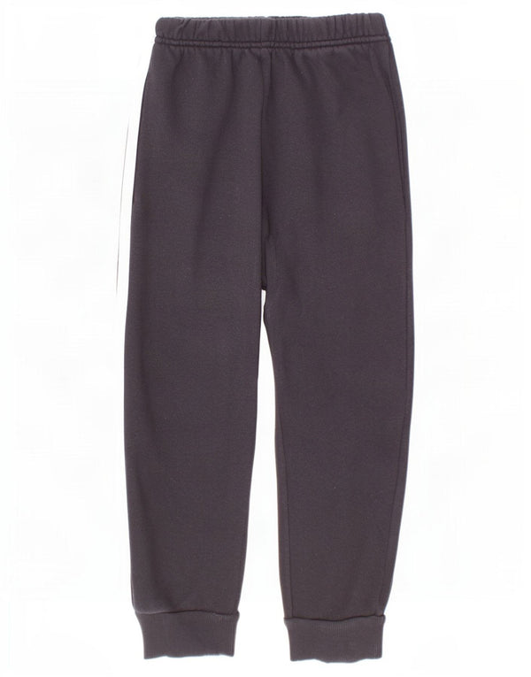 Adidas meninos calças de treino joggers 5-6 anos algodão preto