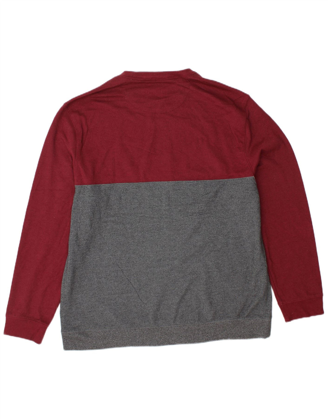 IZOD moletom masculino Jumper XL cinza Colourblock poliéster