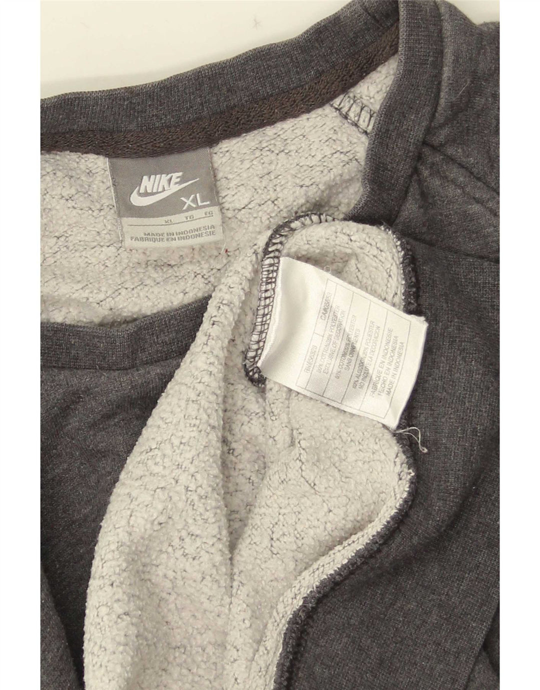 Moletom masculino Nike Jumper XL cinza algodão
