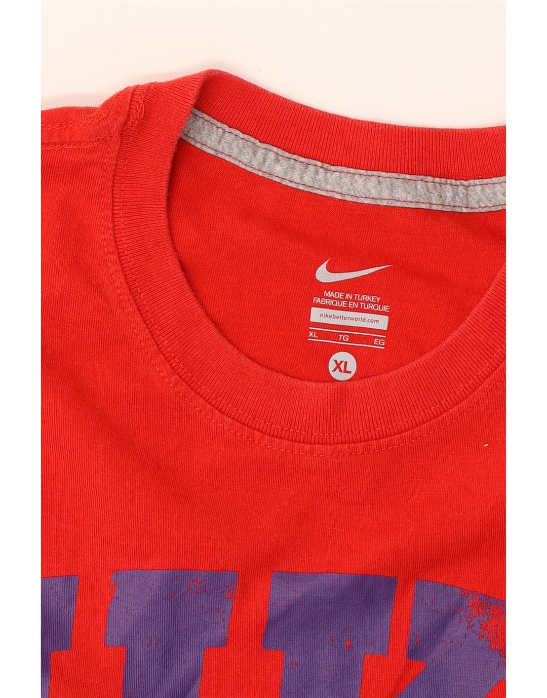 Camiseta gráfica masculina NIKE XL vermelha