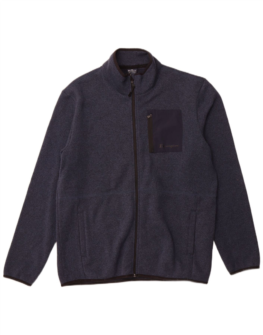 CHAMPION Jaqueta masculina de treino 3XL azul marinho poliéster