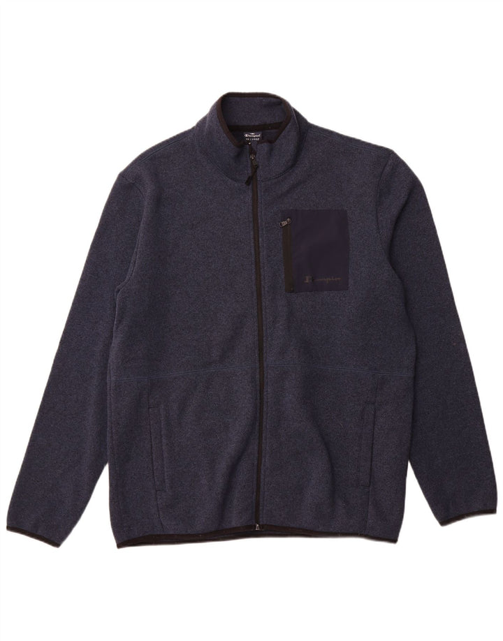 CHAMPION Jaqueta masculina de treino 3XL azul marinho poliéster