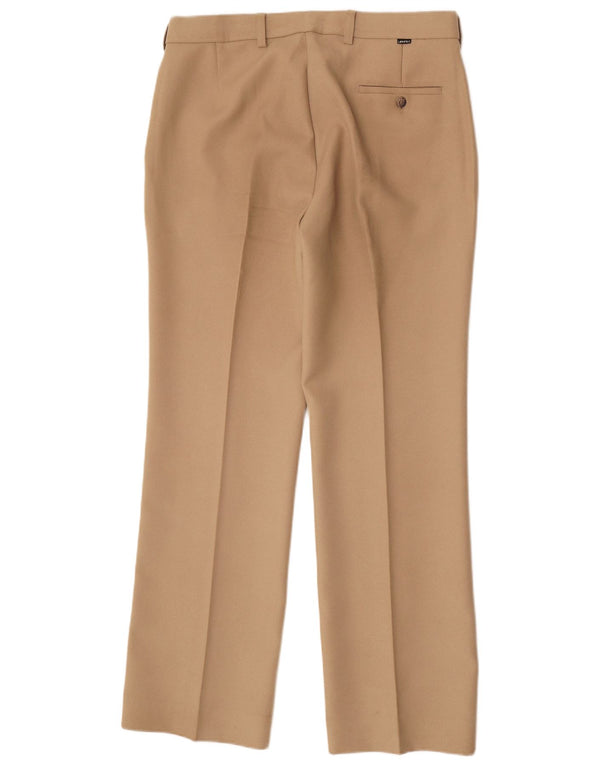 Calça masculina reta Levi's W36 L32 poliéster bege