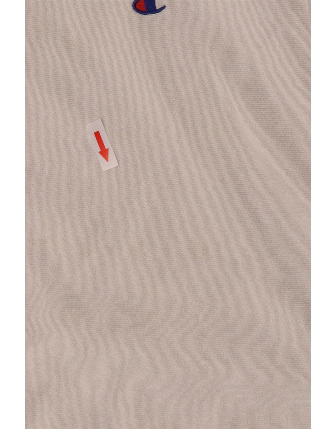 Champion moletom feminino jumper UK 20 2XL algodão branco