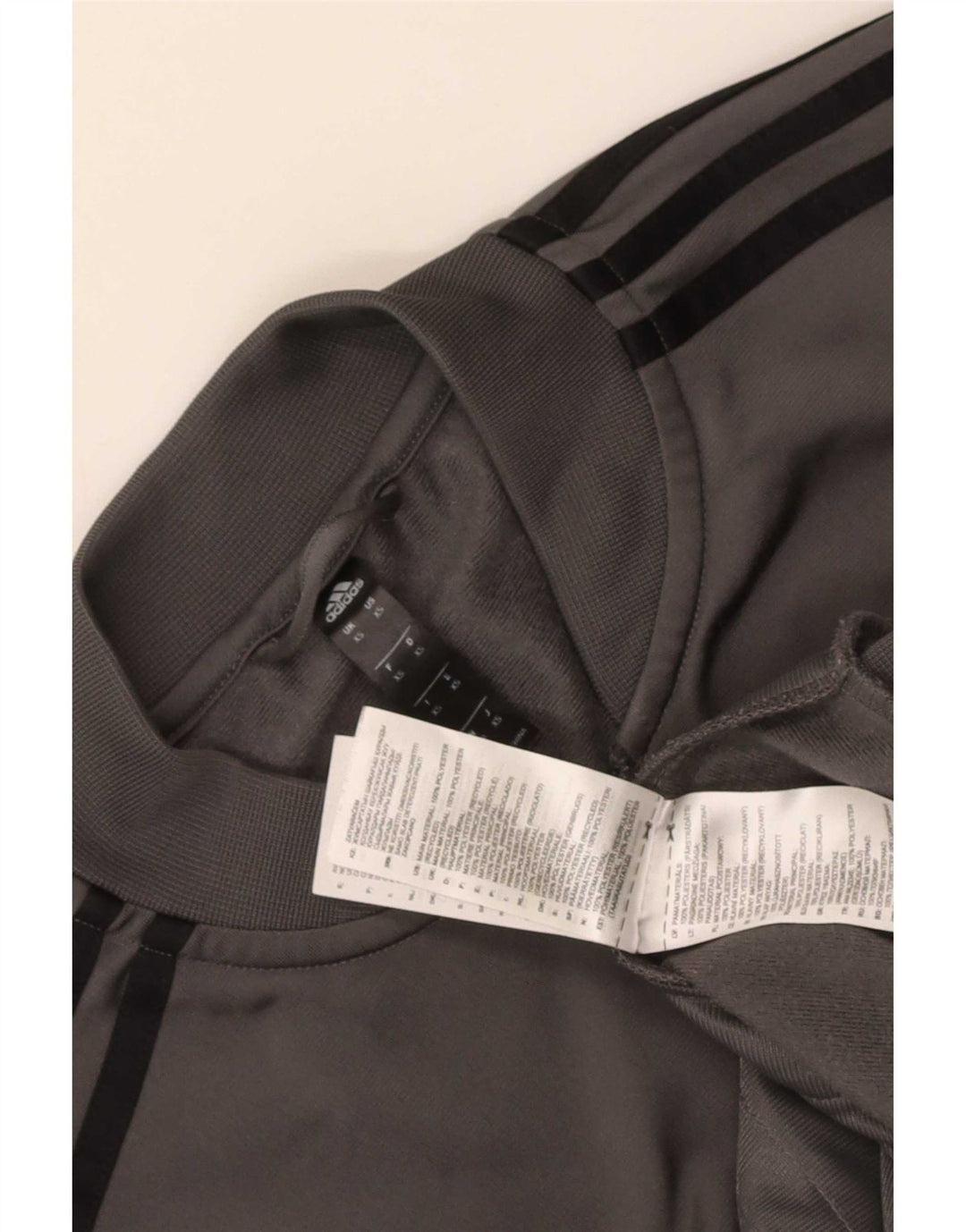 Adidas Mens Tracksuit Top Jacket XS Cinza Poliéster