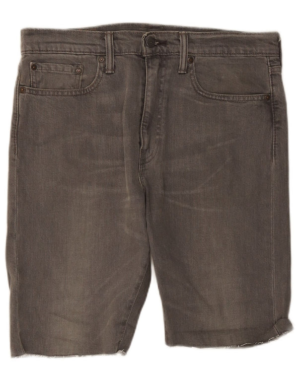 Shorts jeans masculino 522 da Levi's W32 algodão cinza médio