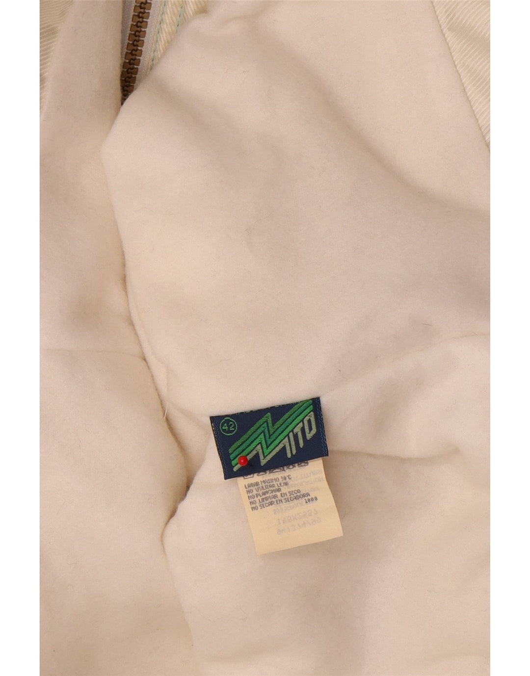 Jaqueta de esqui com capuz para mulheres vintage EU 42 grande poliéster azul Colourblock