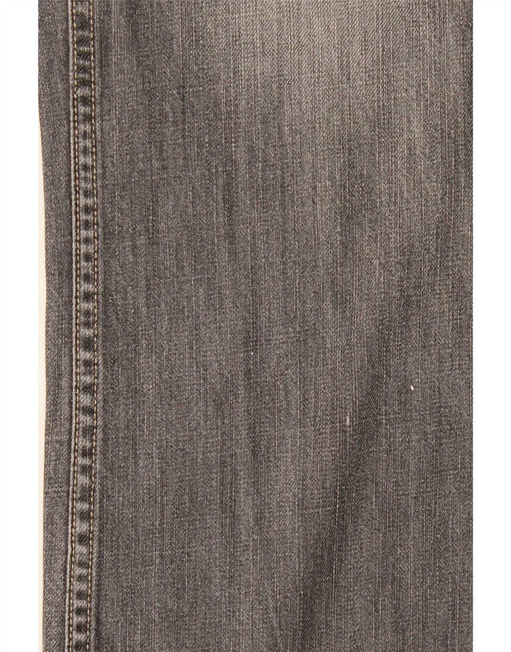 Calça jeans feminina Levi's 514 Straight W32 L32 cinza algodão