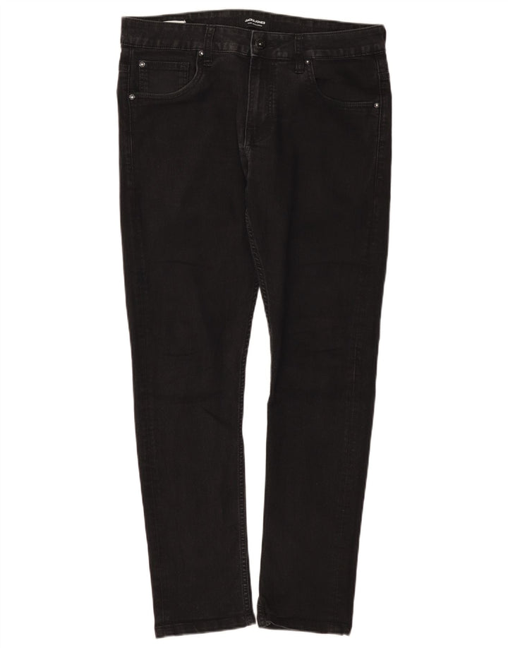 JACK & JONES Jeans Slim Masculino W32 L32 Preto