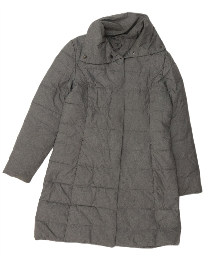 Casaco acolchoado feminino Rifle UK 14 cinza médio manchado