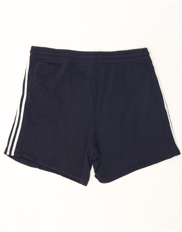 Shorts esportivos masculinos Adidas 3XL algodão azul marinho