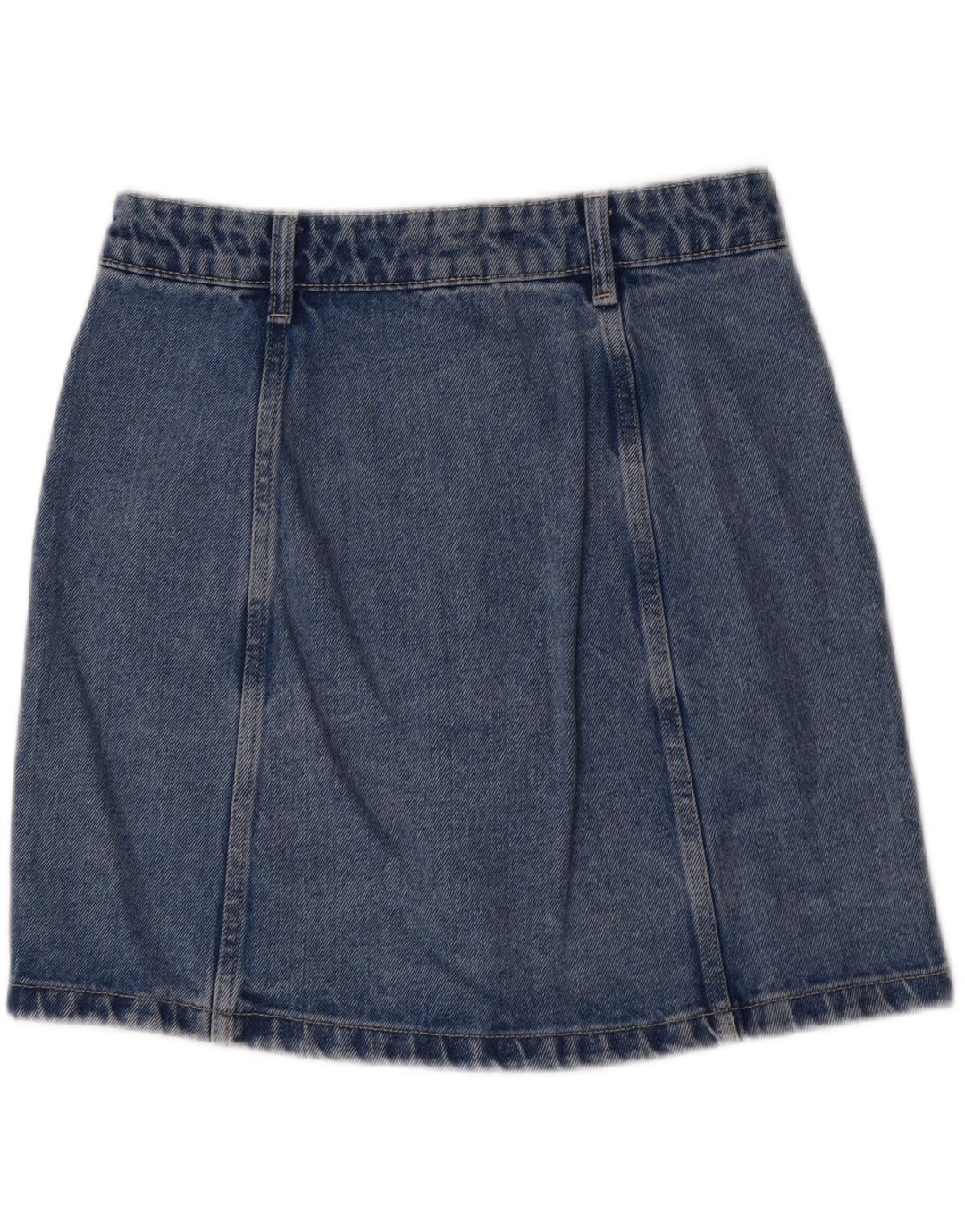 VERO MODA Mini saia jeans feminina XS W28 azul