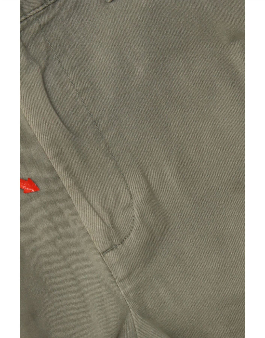 Calça Chino Regular Feminina Marks & Spencer W34 L33 Algodão Verde