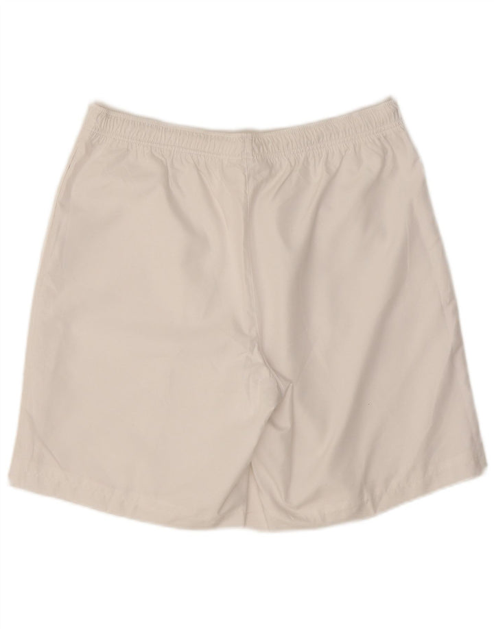 Lacoste Mens Sport Shorts Tamanho 4 Médio Poliéster Branco