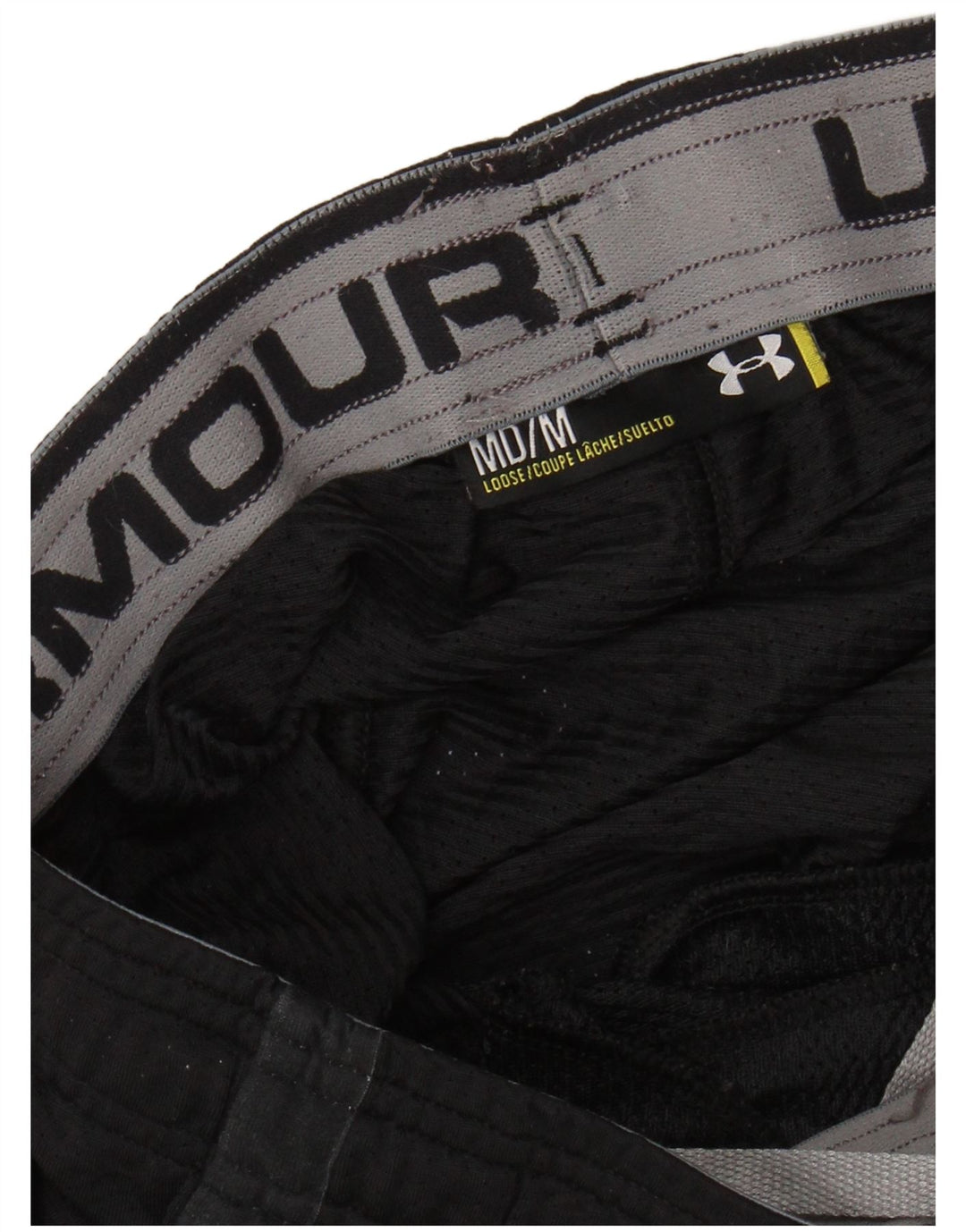 Under Armour Masculino Loose Fit Sport Shorts Médio Preto